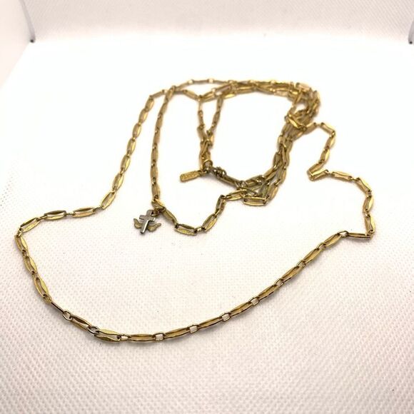 Monet Dove Double Layer Necklace - Picture 2 of 3